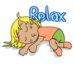 Yellow Hair sticker #5004715