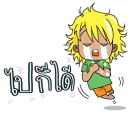 Yellow Hair sticker #5004716