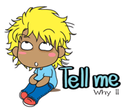 Yellow Hair sticker #5004719