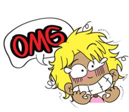 Yellow Hair sticker #5004721