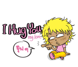 Yellow Hair sticker #5004723