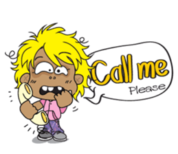 Yellow Hair sticker #5004724