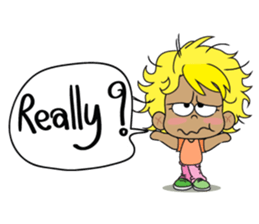 Yellow Hair sticker #5004730