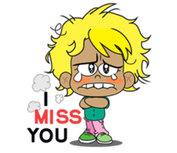 Yellow Hair sticker #5004740