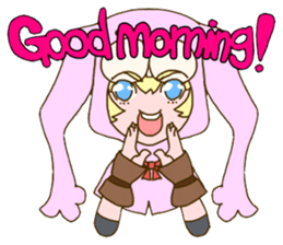 Girl of rabbit hood sticker #5004742