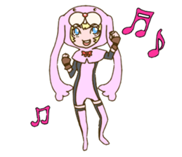 Girl of rabbit hood sticker #5004748