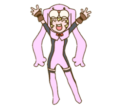 Girl of rabbit hood sticker #5004749