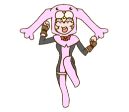 Girl of rabbit hood sticker #5004751