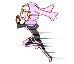 Girl of rabbit hood sticker #5004752