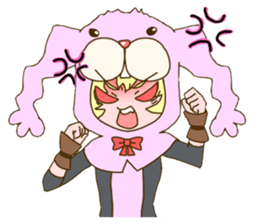 Girl of rabbit hood sticker #5004768