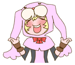 Girl of rabbit hood sticker #5004771