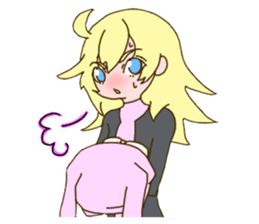 Girl of rabbit hood sticker #5004775