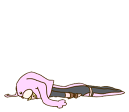 Girl of rabbit hood sticker #5004777