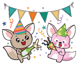 Pinku and Choko sticker #5005011