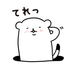 Stoat from a hole part 2 sticker #5005144