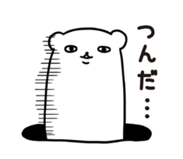 Stoat from a hole part 2 sticker #5005145