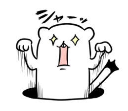 Stoat from a hole part 2 sticker #5005155