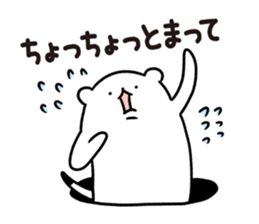 Stoat from a hole part 2 sticker #5005156