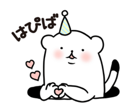 Stoat from a hole part 2 sticker #5005169