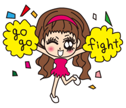 Refreshing girl sticker #5005552