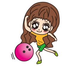 Refreshing girl sticker #5005557
