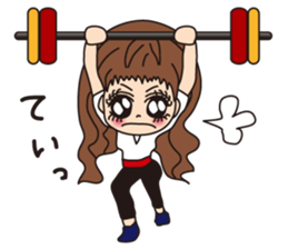 Refreshing girl sticker #5005559