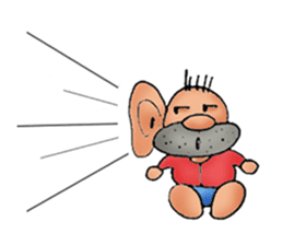 2 Big Nose sticker #5005898