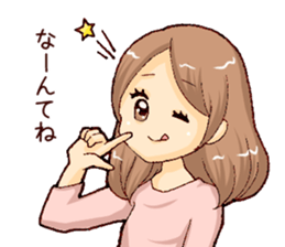 Woman -around 30- sticker #5006593