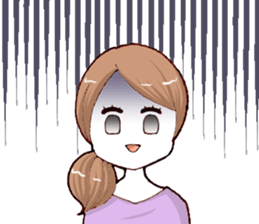 Woman -around 30- sticker #5006594