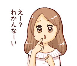 Woman -around 30- sticker #5006598