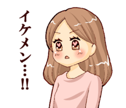 Woman -around 30- sticker #5006617