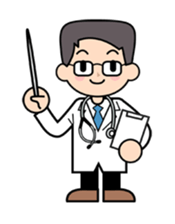 Nurse and doctor sticker #5007782