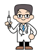 Nurse and doctor sticker #5007783