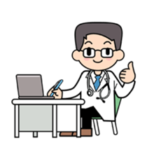 Nurse and doctor sticker #5007784