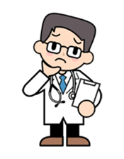 Nurse and doctor sticker #5007785