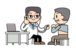 Nurse and doctor sticker #5007788