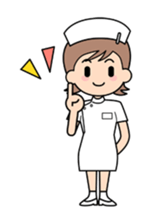 Nurse and doctor sticker #5007792