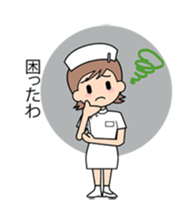 Nurse and doctor sticker #5007793