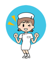 Nurse and doctor sticker #5007794