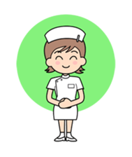 Nurse and doctor sticker #5007796