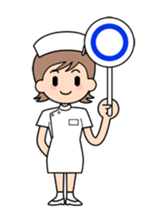 Nurse and doctor sticker #5007797