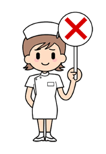 Nurse and doctor sticker #5007798