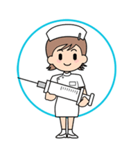 Nurse and doctor sticker #5007801