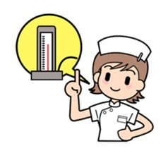 Nurse and doctor sticker #5007804