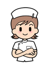Nurse and doctor sticker #5007805