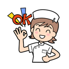 Nurse and doctor sticker #5007807