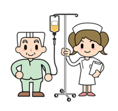 Nurse and doctor sticker #5007815
