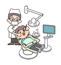 Nurse and doctor sticker #5007817