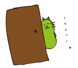 cat beans sticker #5007843