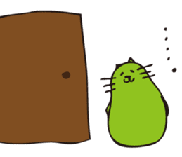 cat beans sticker #5007844